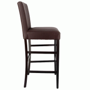 Chaise haute de restaurant Seville - MARRON_1