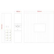 Commutateurs - switch industriel JHA-IF08 - 8 ports Ethernet 10/100TX - IP40 - DC10-58V_1