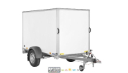 REMORQUE FOURGON BOIS SARIS - DV135 - 1 essieu roues extérieures - PTAC : 1350 Kg - 256 x 134 x H150 cm - Reference -K3 406 204 3500 2 HD E_1