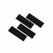 4 bandes auto-agrippantes noir SCOTCH - fixation extra forte - l.7.6 cm x L.25 mm_1