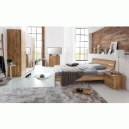 Buffet Caramella 4 tiroirs 1 porte - Design contemporain en chêne poutre_1