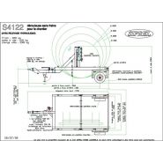 S 41-22 - Remorque Porte-Touret SIPREL - Charge utile 3020 Kg - Ø 2600 à 4100 mm - Remorque de chantier_1