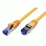Cordon VALUE Cat.6A (Classe EA) / 10 Gigabit S/FTP, LSOH, jaune, 7 m_1