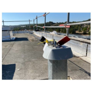 Ligne de vie à sceller sur potelets standard: dispositif d'ancrage horizontal_1