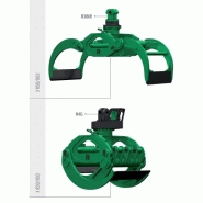 Pinces hydrauliques R50/604 Rozzi pour pelles et chargeurs - Charge de troncs, branches et matériaux divers_1