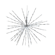 Étoile polaire 180 LEDs blanc froid 70cm - flash light et effet scintillant_1