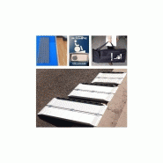 Kit accès commerce pour PMR - rampe amovible, sonnette sans fil, signalétique et bandes podotactiles_1