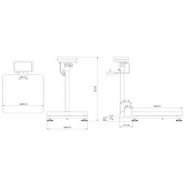 PCE-SD 30C - Balance commerciale vérifiée - PCE Instruments - 30 kg - Plate-forme 400 x 500 mm_1