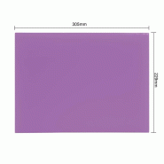Petite planche à découper haute densité violette 229x305x12mm | Hygiplas - FX100_1