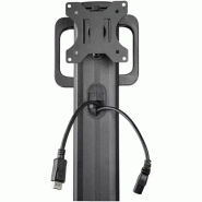 Pupitre de Travail Mobile avec Support àÉcran - Support pour Tour PC et Clavier - Chariot Ordinateur_1