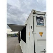 Container aménagé Cargo Bar - 20 pieds maritime - Snack/guinguette pour restauration rapide_1