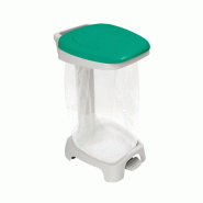 Support sac 120L avec couvercle Gilac - Vert_1