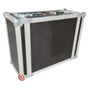 Flight case 4U rack 19 pouces - stockage systèmes électroniques - Conex, robuste, finition contreplaqué_1