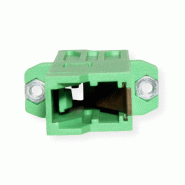 ROLINE Raccord optique LSH simplex, Single Mode, vert_1