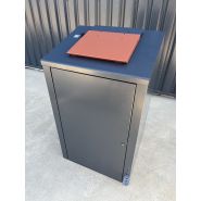 Abri poubelle Wastebio - Design esthétique, accessibilité PMR, collecte biodéchets 120 à 240L - Made in France_1