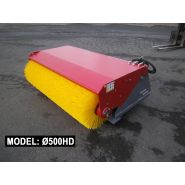 Balayeuse couvercle ouvert renforcée - Attec - moteur et système d'entraînement intégrés pour usage intensif_1