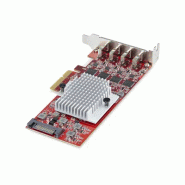 Carte PCIe USB-C 4 Ports, USB 3.2 10 Gbit/s, Carte d'Extension PCI Express USB-C, 4 Contrôleurs USB_1