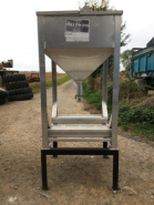 Cellule, silo NC - Trémie aluminium 1.0m x 1.0m - Occasion - Capacité 0.5m3_1