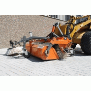 Balayeuse avec cuve collectrice KM 250 - Knikmops Rollmops - transmission hydraulique et brosse en polypropylène_1