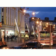 Lampadaire urbain Sara - LED 250W - Acier galvanisé - 9,70 m - Double système d'éclairage croisé_2