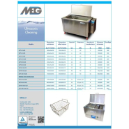 Nettoyeur ultrason industriel de capacité 6 litres conçue pour l'utilisation en laboratoire - UCT 6 5 LCD - MEG S.R.L._1