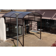 Passage couvert à toit arrondi - Série AT - Transmission de lumière 100% - Sur mesure_1