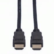 ROLINE Câble HDMI High Speed avec Ethernet, noir, 5 m_1