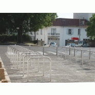 Arceau vélos Andria - mobilier inox durable - hauteur 1000mm - fixation par scellement ou platine_1