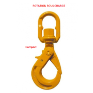 Crochets émerillon COMPACT à verrouillage automatique EXCEL Rotation sous charge Référence 5158GKE-B_1