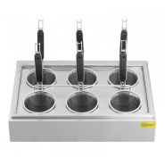 Cuiseur à pâtes avec 6 paniers + 3 robinets de vidange_1