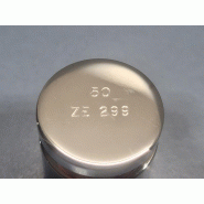 Poids d'étalonnage ZWIEBEL 50g classe F1 INOX_1