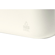 Boîte à lunch en acier inoxydable recyclé - corps coloré - couvercle contrasté - 750 ml_1