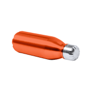 Gourde en aluminium - forme bouteille - capacité 550 ml - couleur orange - poids 88 gr_1