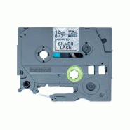 Brother TZE-MPSL31 ruban d'étiquette Noir sur argent_1
