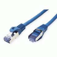 Cordon ROLINE S/FTP(PiMF) Cat.6A / 10 Gigabit, LSOH, Component Level, bleu, 10 m_1