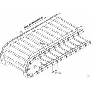 T38.1 - Tapis métallique de convoyeur au pas de 38.1 mm - Série légère - AL Industrie_1