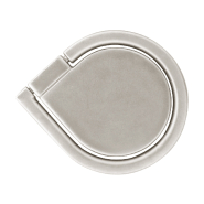 Support pour téléphone portable en métal - anneau avec base autocollante - couleur argenté - 12,5 gr_1