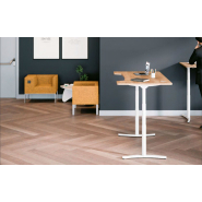 Bureau assis-debout électrique motorisé Linak, modèle ergonomique - Envol Bureau assis-debout électrique motorisé Linak, modèle ergonomique - Envol