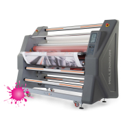 Laminateur à double rouleau chauffant Flexa Millenium - plastification, encapsulage, adhésivage, pose de tape et contrecollage sur supports rigides_1