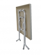 Pied de table de terrasse rochelle - rabattable - blanc_1