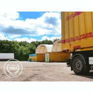 Tunnel de stockage en acier galvanisé - couverture PVC 720 g/m² anti-feu - 6x6x2 m_2