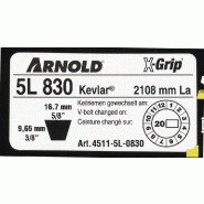 Courroie trapézoïdale X-Grip V - type 5L830_1