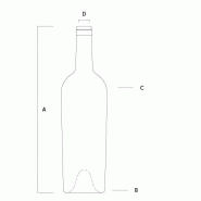 1189 - bouteilles en verre - saverglass - 75 cl