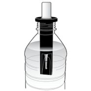 Adaptateur bouteille pour Vacu-vials Peroxyde d'hydrogène ou Ozone, marque Chemetrics - Réf. NGB027_1