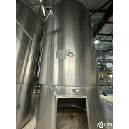 Cuve 2 niveaux tri-pâles avec 1/2 moustache de fond - Prominox 24000L - CUV374