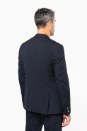 Blazer homme Kariban - Réf: K6134 - Navy - 64% polyester, 34% viscose, 2% élasthanne - Doublure taffetas polyester_1