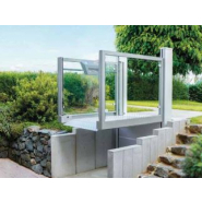 Plateforme  monte-escalier ouverte, compacte, polyvalente,   robuste avec technologies conviviales  - Hauteur de transport de 600mm à 3000mm - UnaPorte_1