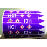 Étiquette auto-adhésive en rouleau ou plaquettes - Marquage des tuyauteries - LSI Industries_1