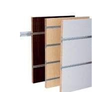 Insert aluminium renforcé pour panneau rainuré - longueur 90cm - épaisseur 1.2mm - coloris gris_1