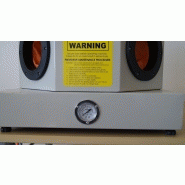 Équipement de sablage avec manomètre et détendeur